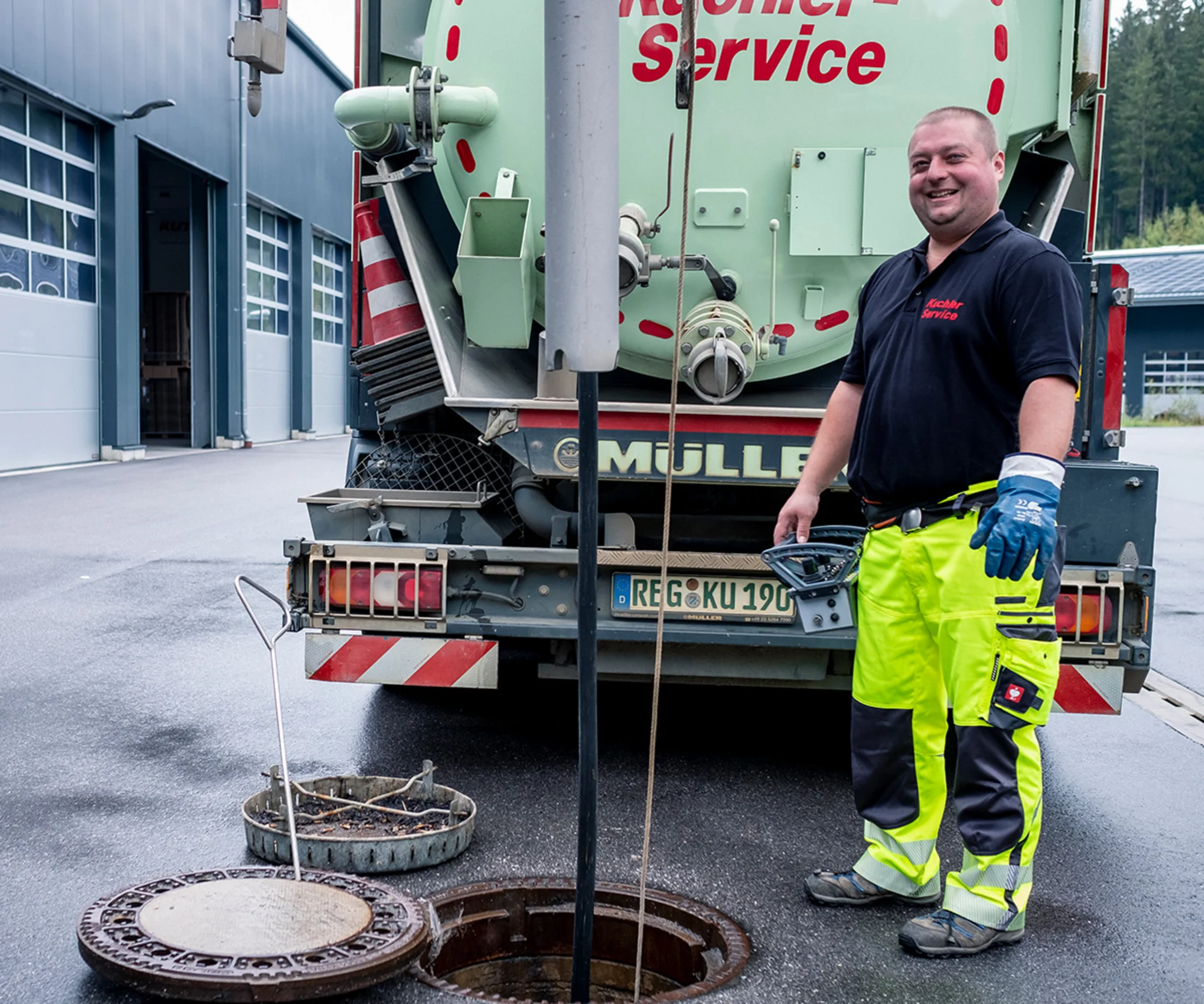 Kanalreinigung Böbrach mit moderner Fahrzeugtechnik